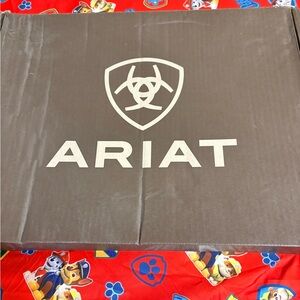 Ariat Dark Brown Shoe Box with Logo